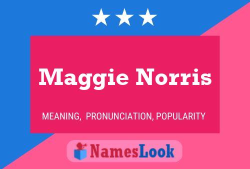 Постер имени Maggie Norris