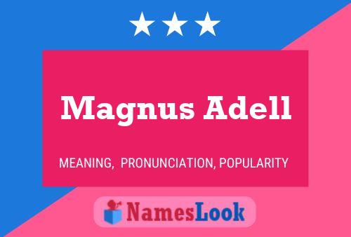 Постер имени Magnus Adell