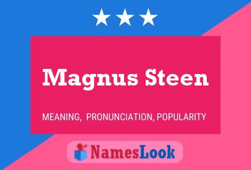 Постер имени Magnus Steen