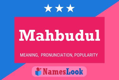 Постер имени Mahbudul