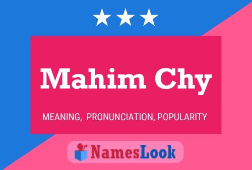 Постер имени Mahim Chy