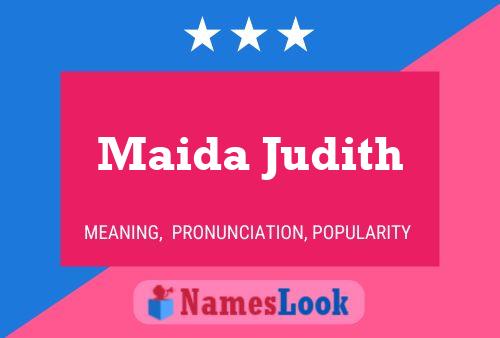 Постер имени Maida Judith