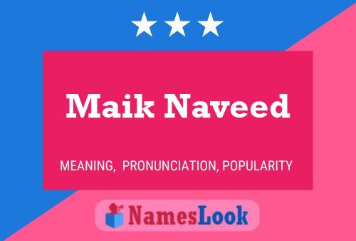 Постер имени Maik Naveed