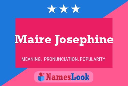 Постер имени Maire Josephine