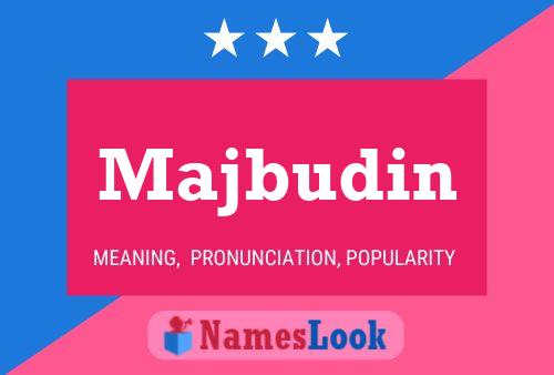 Постер имени Majbudin