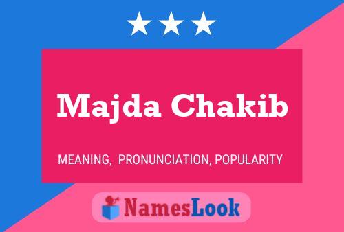 Постер имени Majda Chakib