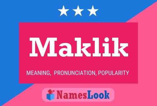 Постер имени Maklik