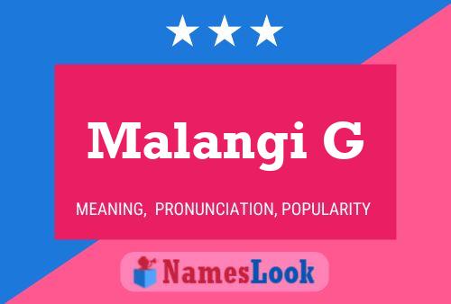 Постер имени Malangi G