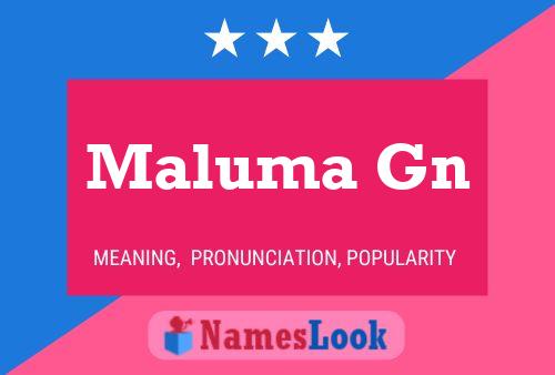 Постер имени Maluma Gn