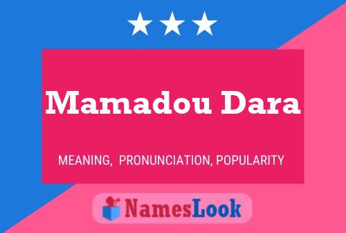 Постер имени Mamadou Dara