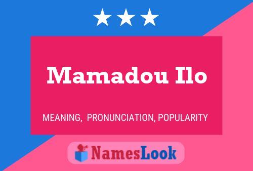 Постер имени Mamadou Ilo