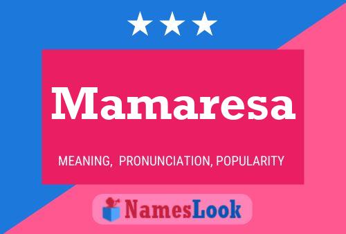 Постер имени Mamaresa