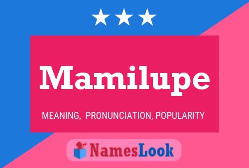 Постер имени Mamilupe