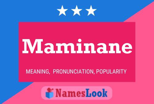 Постер имени Maminane