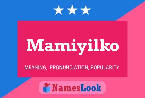 Постер имени Mamiyilko