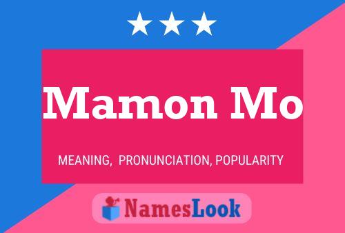 Постер имени Mamon Mo