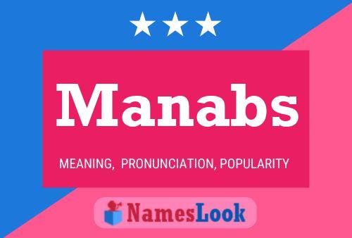 Постер имени Manabs