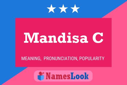 Постер имени Mandisa C