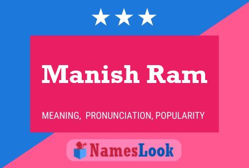 Постер имени Manish Ram