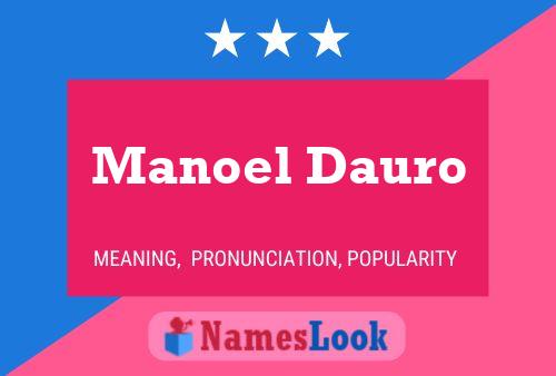 Постер имени Manoel Dauro