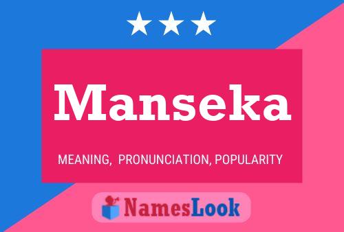 Постер имени Manseka