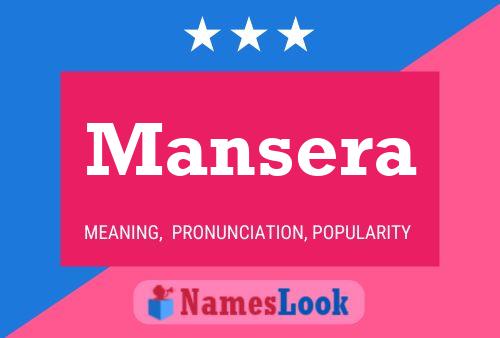 Постер имени Mansera