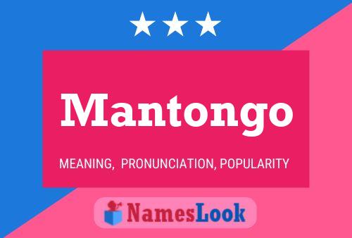 Постер имени Mantongo