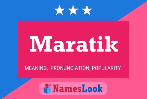 Постер имени Maratik