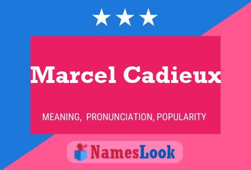 Постер имени Marcel Cadieux