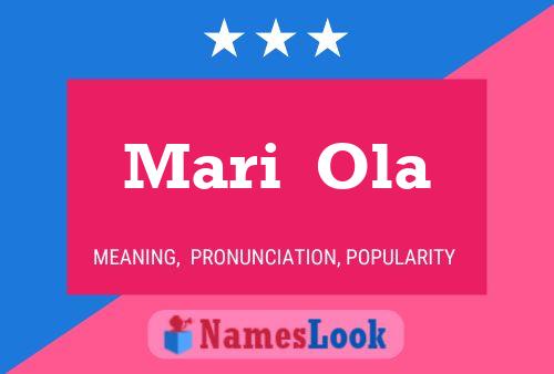 Постер имени Mari  Ola