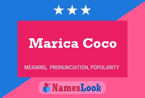 Постер имени Marica Coco