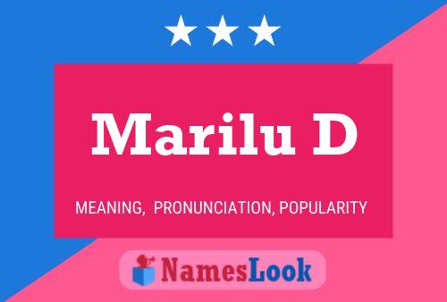 Постер имени Marilu D