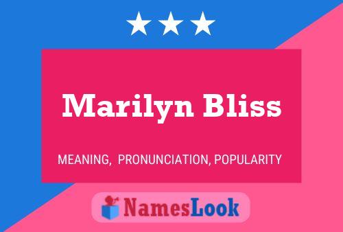 Постер имени Marilyn Bliss