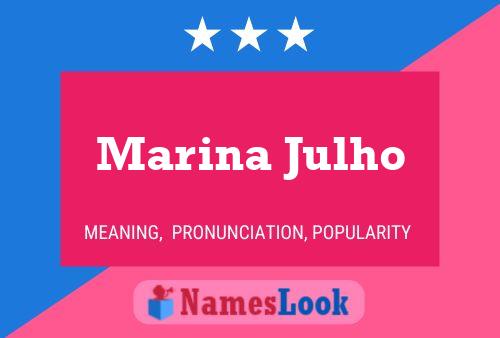 Постер имени Marina Julho