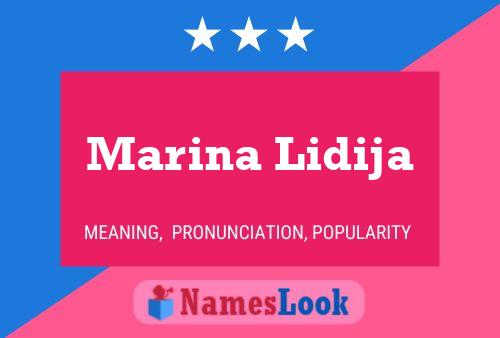 Постер имени Marina Lidija