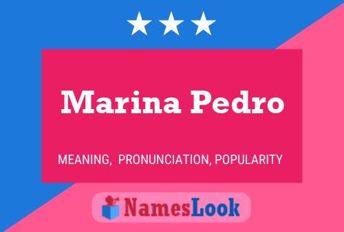 Постер имени Marina Pedro