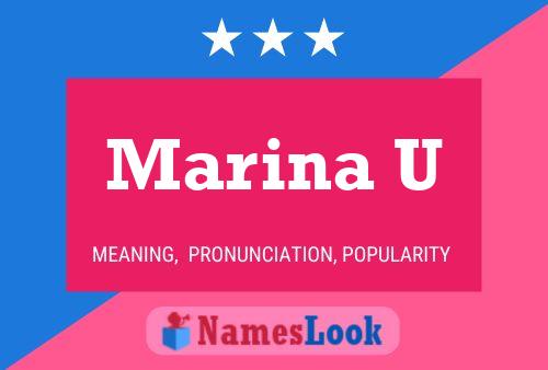 Постер имени Marina U