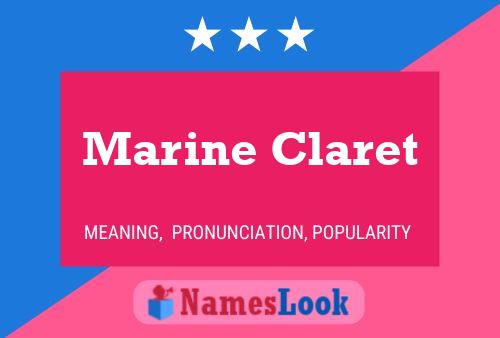 Постер имени Marine Claret