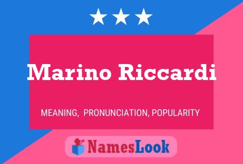 Постер имени Marino Riccardi