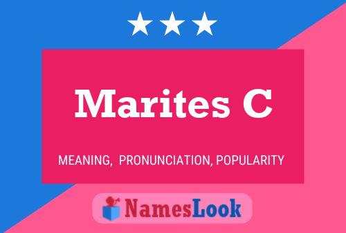 Постер имени Marites C