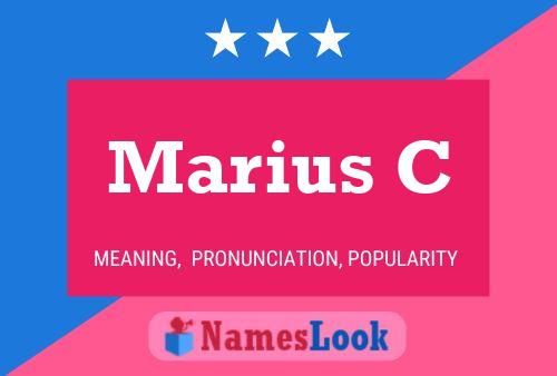 Постер имени Marius C