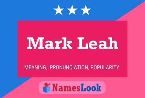 Постер имени Mark Leah