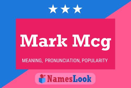 Постер имени Mark Mcg