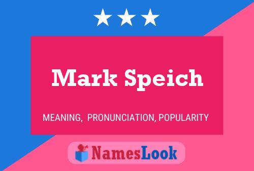 Постер имени Mark Speich