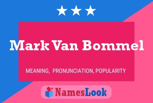 Постер имени Mark Van Bommel