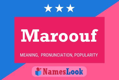 Постер имени Maroouf