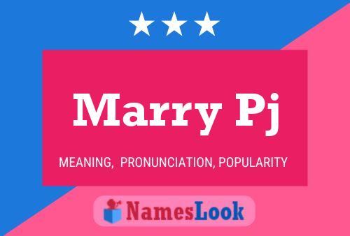 Постер имени Marry Pj