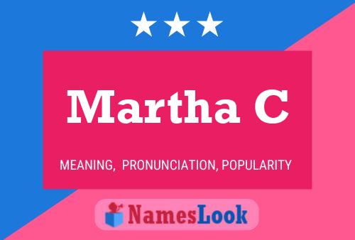 Постер имени Martha C