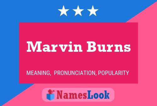 Постер имени Marvin Burns