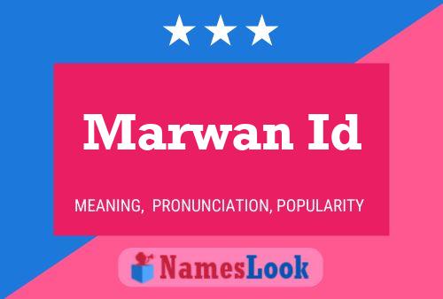 Постер имени Marwan Id